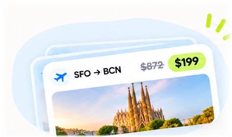 Flight deal from San Francisco to Barcelona, reduced from $872 to $199