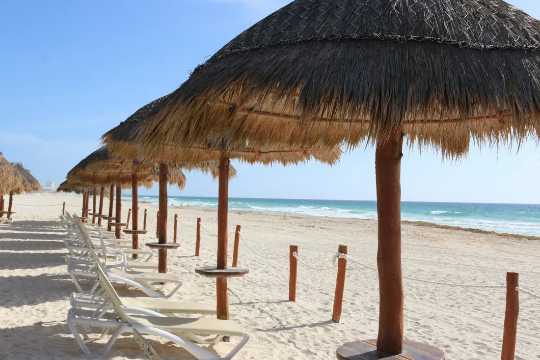 Cancun tropical beach